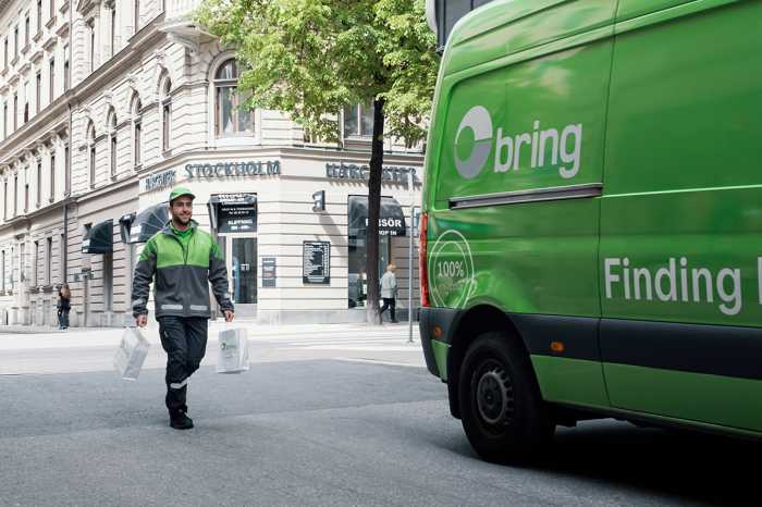 Bring bud och budbil