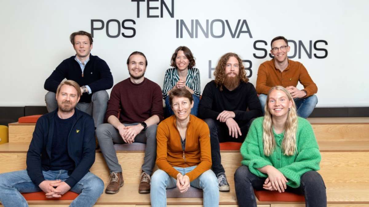 Detta glada gäng representerar avdelningen Framtidsteknologi.